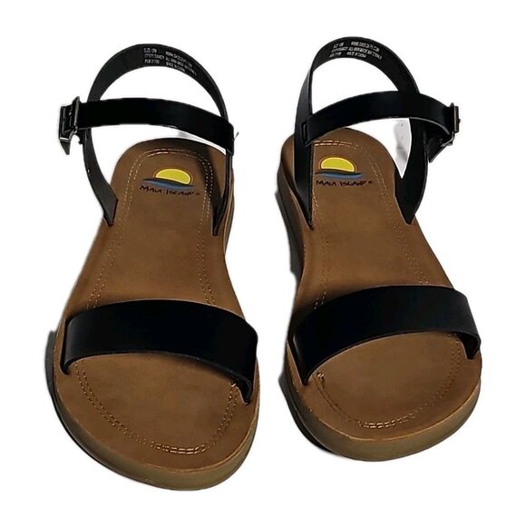 Womens Paradise Bay Black Pastel Gem Strappy Sandals Sz 8.5 M - Picture 2 of 8